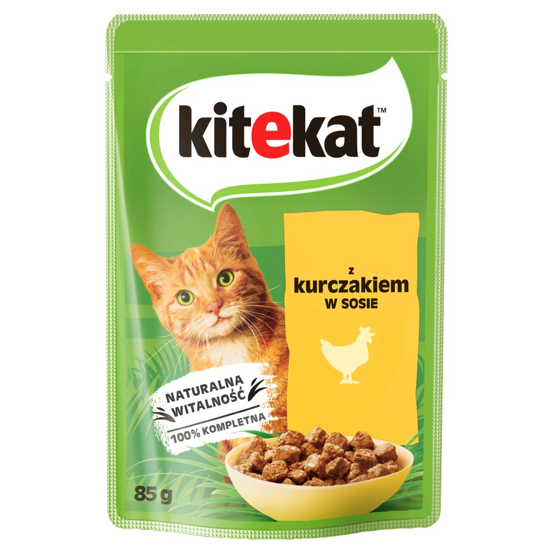 Kitekat kurczak w sosie adult 85 g