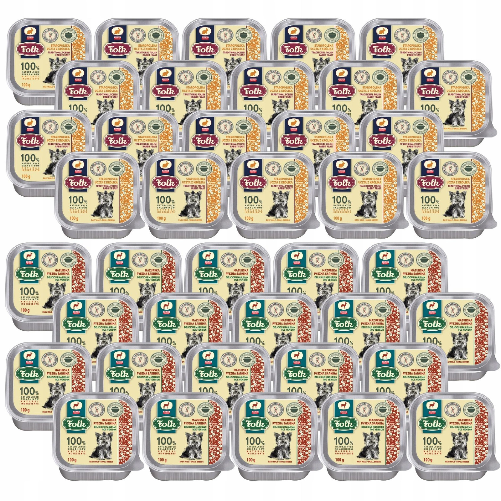 Folk All Meat mix smaków 100 g × 40