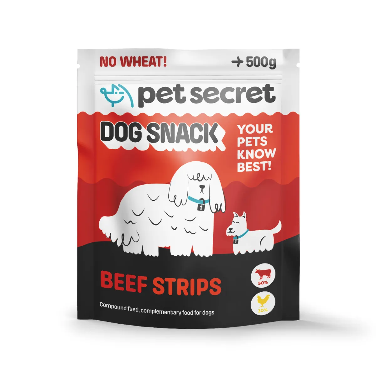 Pet Secret miękkie filety z wołowiną 500 g