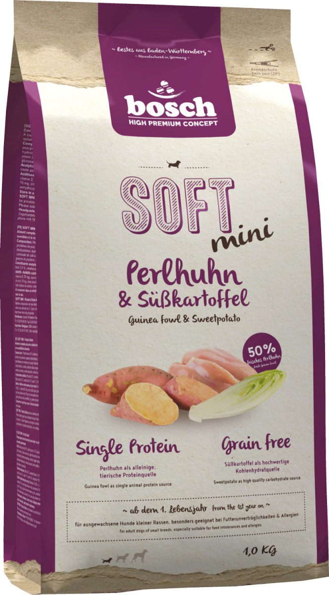 Bosch Soft Mini perliczka małe rasy 1 kg