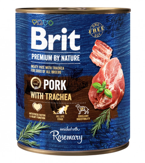 Brit Premium by Nature wieprzowina adult 800 g