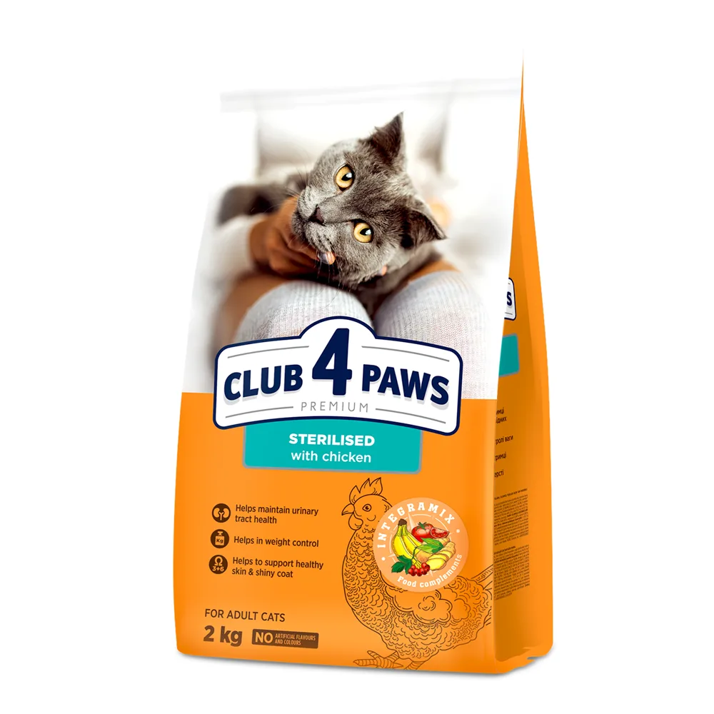 Club 4 Paws Premium Sterilised kurczak adult 2 kg