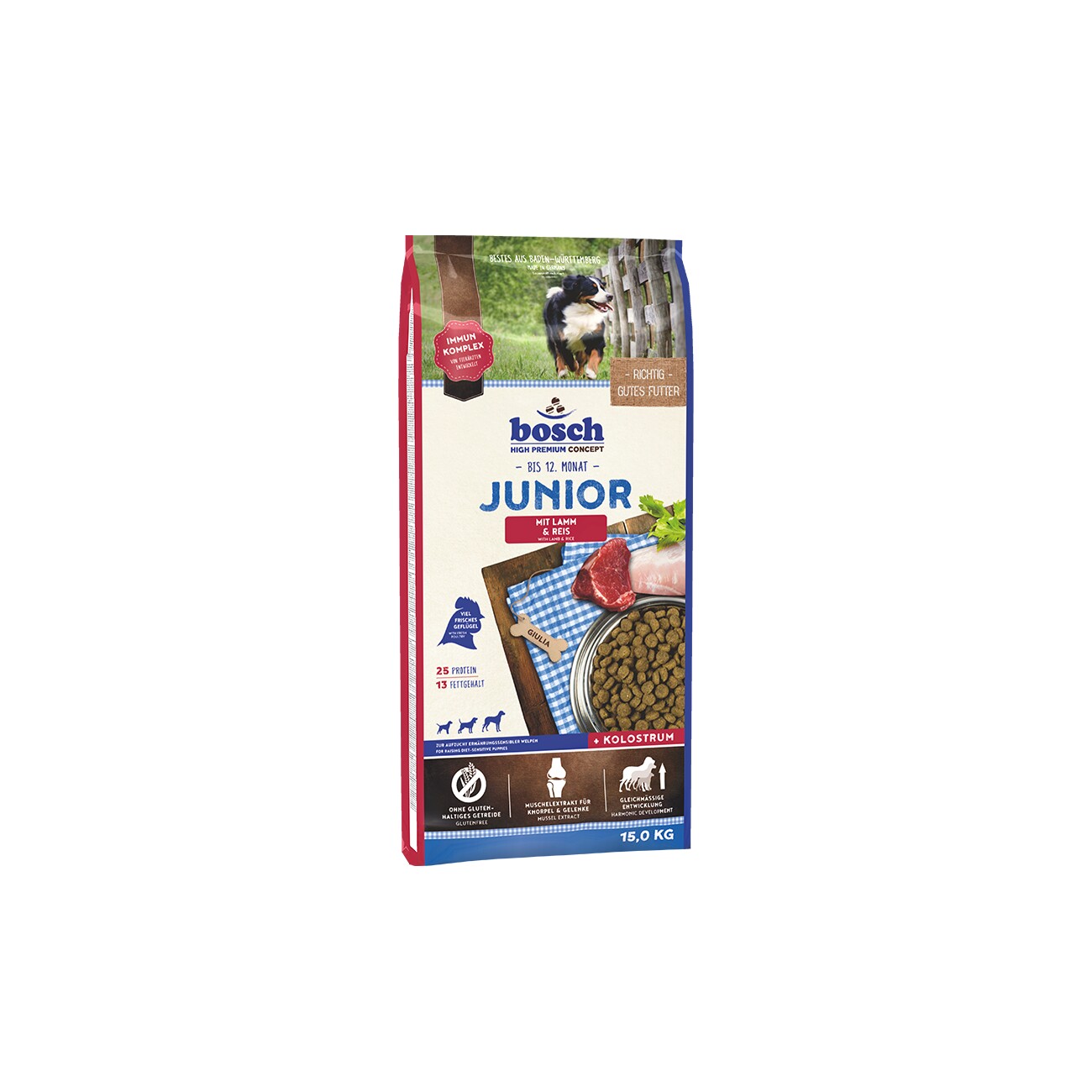 Bosch Junior jagnięcina z ryżem 15 kg