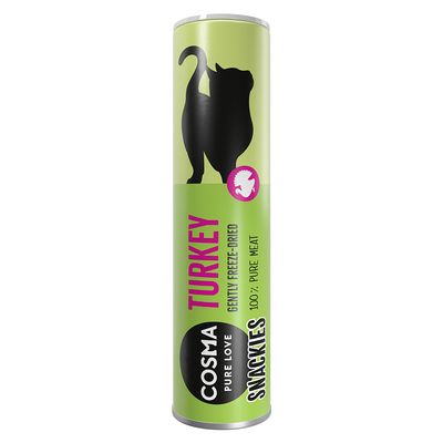 Cosma Snackies Indoor indyk 24 g × 5