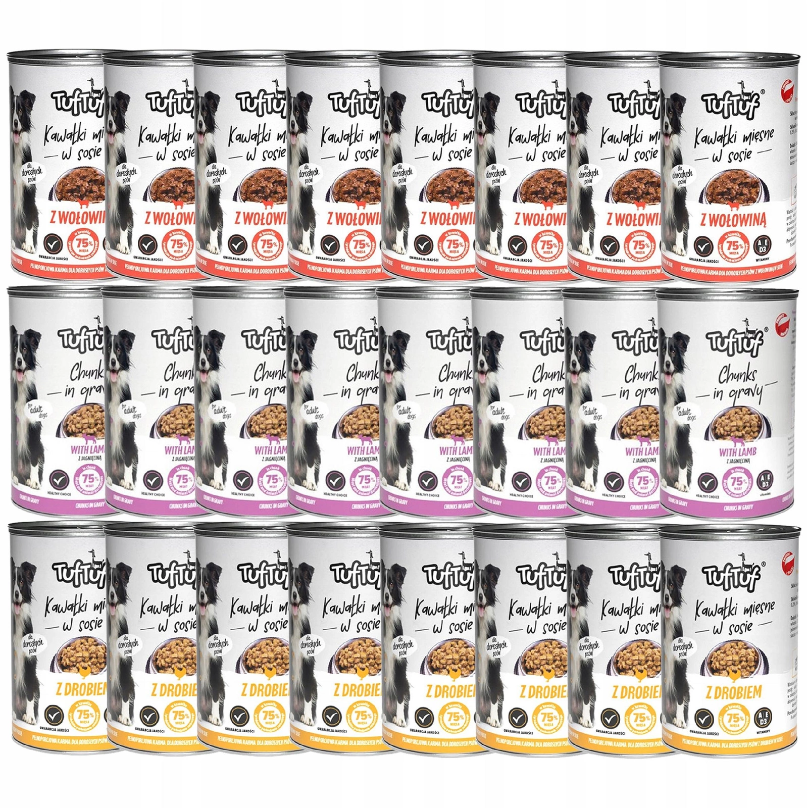 Tuf Tuf mix smaków 415 g × 24
