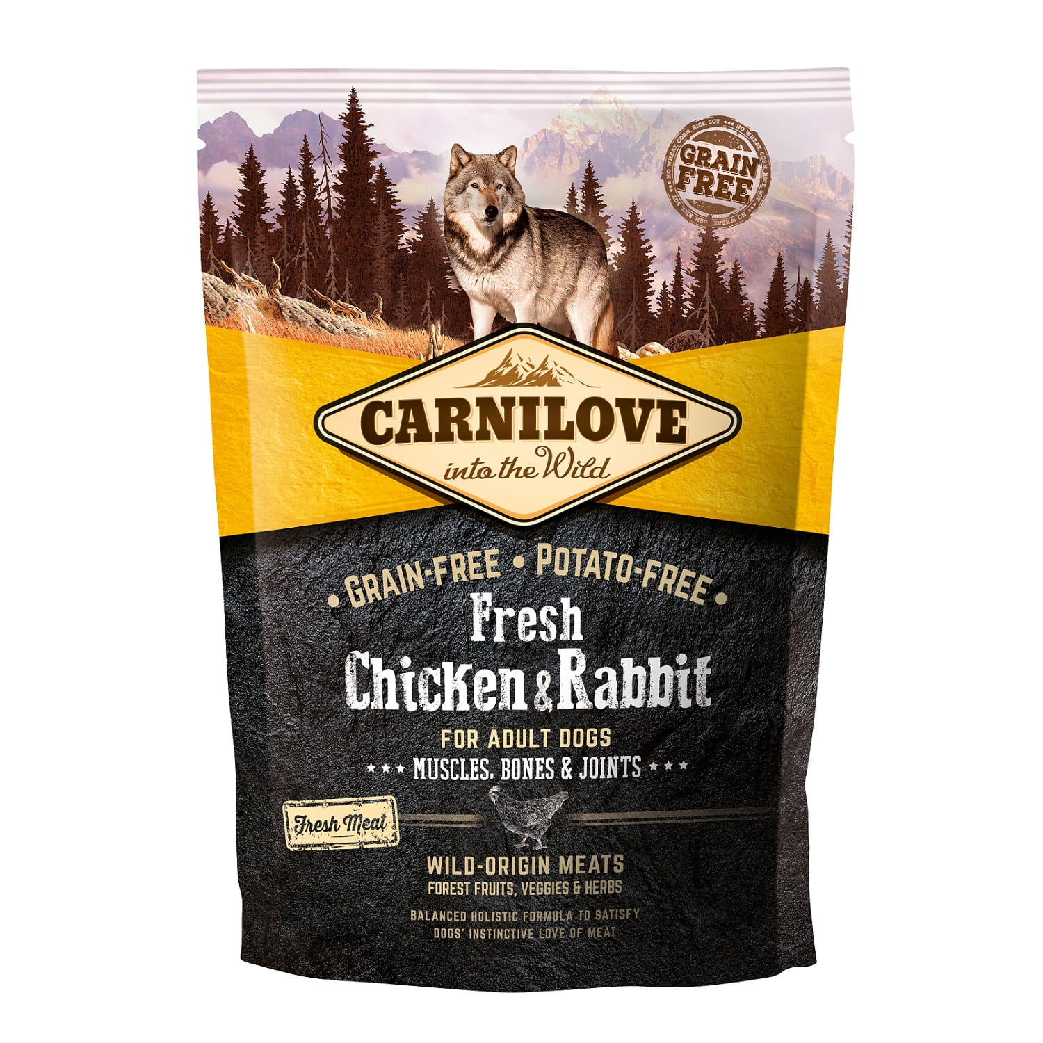 Carnilove Fresh królik, kurczak adult 1,5 kg