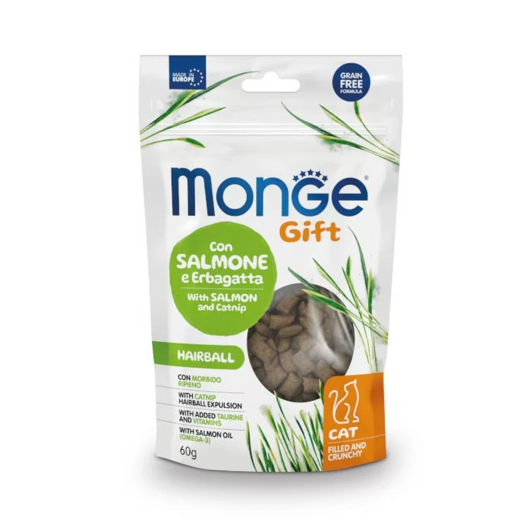 Monge Gift Hairball łosoś adult 60 g