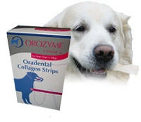 Orozyme Collagen Strips duże rasy 141 g