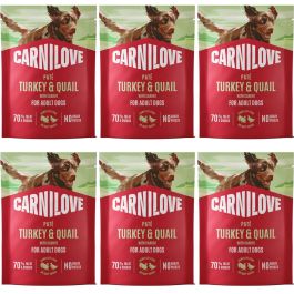 Carnilove indyk, przepiórka adult 300 g × 6