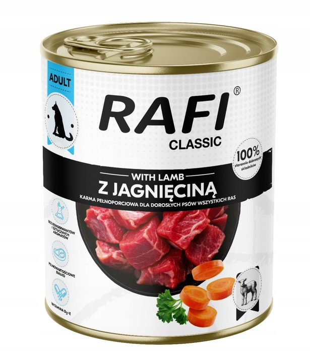 Rafi Classic jagnięcina adult 800 g