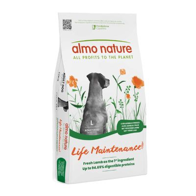 Almo Nature jagnięcina z ryżem adult duże rasy 12 kg