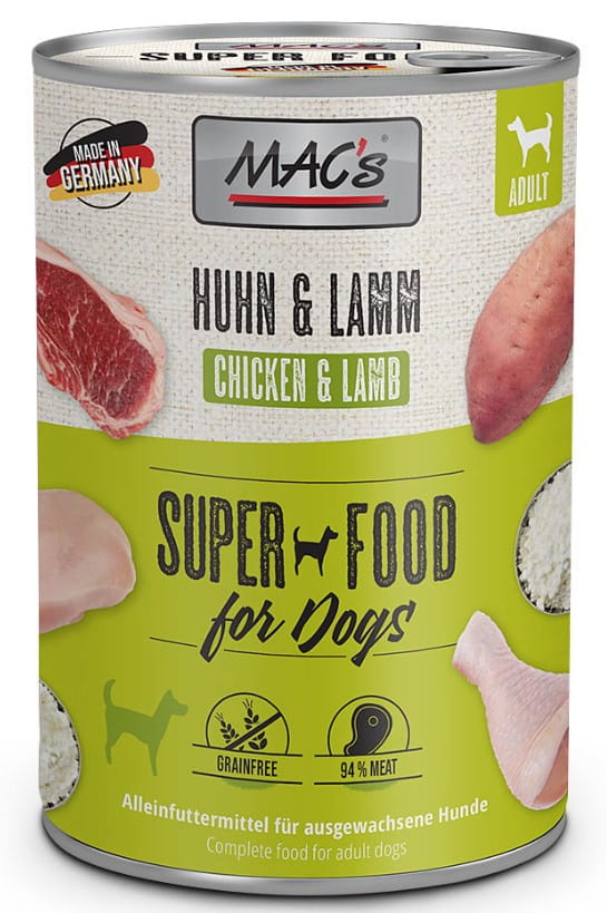 MAC's kurczak, jagnięcina 400 g