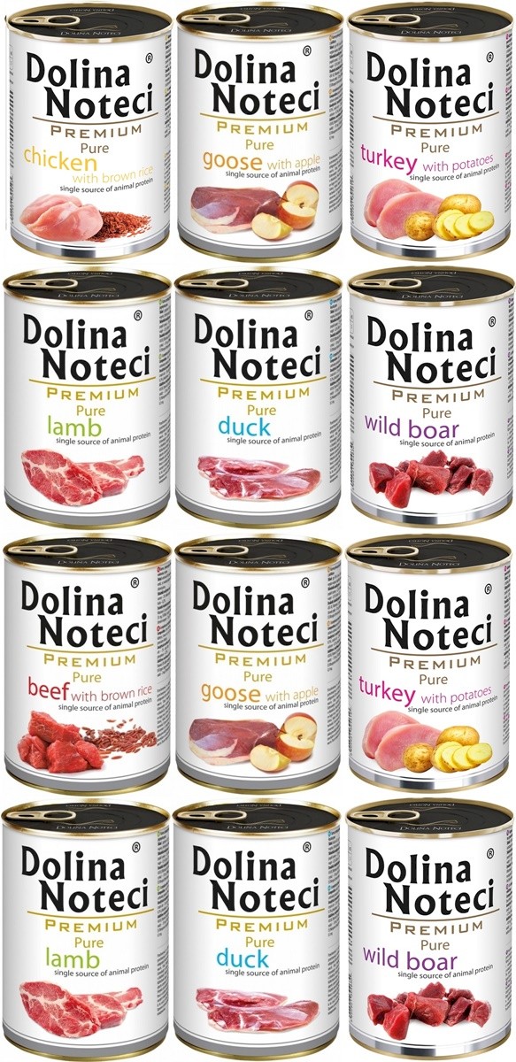 Dolina Noteci Premium Pure mix smaków 400 g × 12