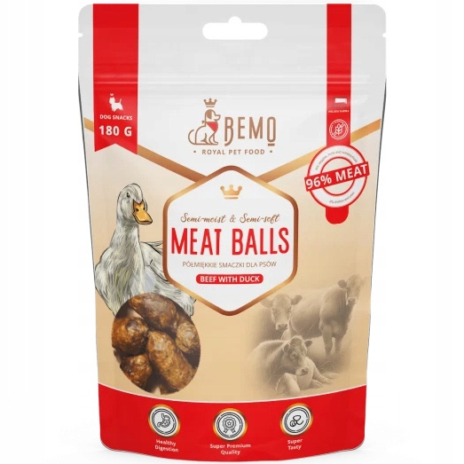 Bemo Meat Balls kaczka, wołowina 180 g