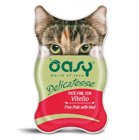 Oasy Delicatesse cielęcina pasztet adult 85 g