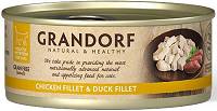Grandorf kaczka, kurczak w sosie adult 70 g