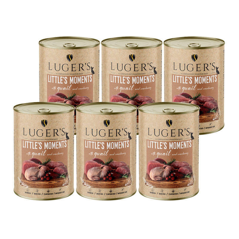 Luger's Little's Moments przepiórka małe rasy 400 g × 6