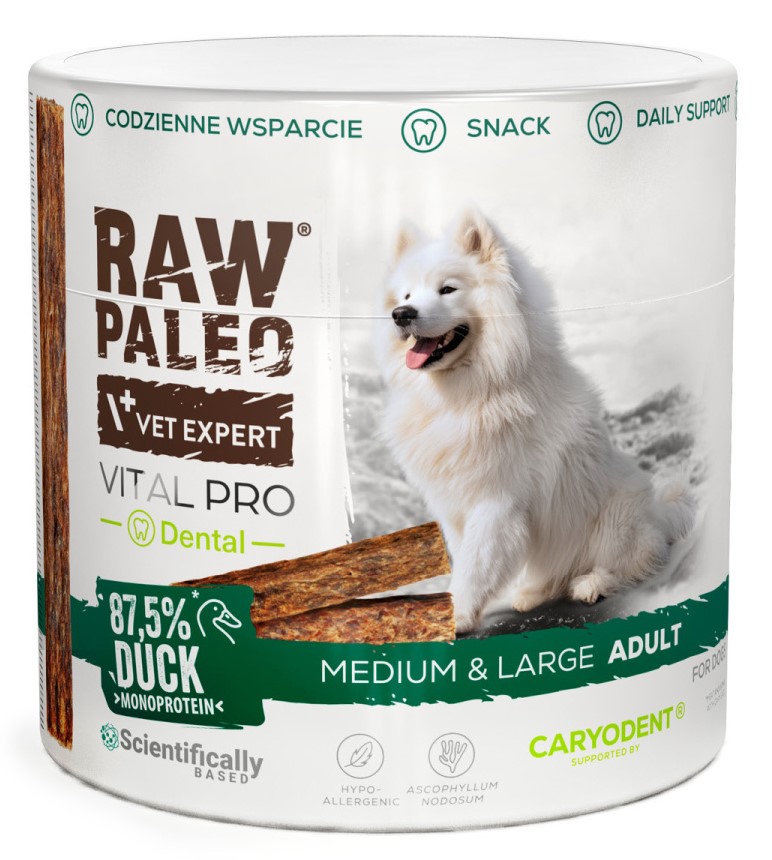 VetExpert Raw Paleo Vital Pro kaczka adult średnie, duże rasy 100 g