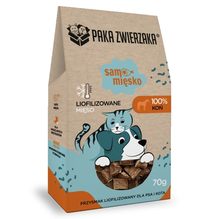 Paka Zwierzaka Samo Mięsko konina 70 g