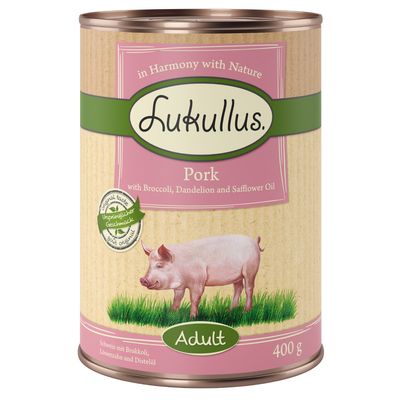 Lukullus Natural wieprzowina 400 g × 24