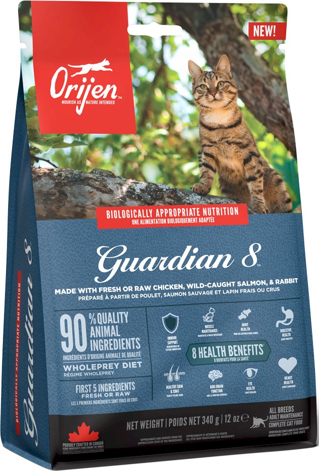 Orijen Guardian 8 kurczak, łosoś adult 340 g