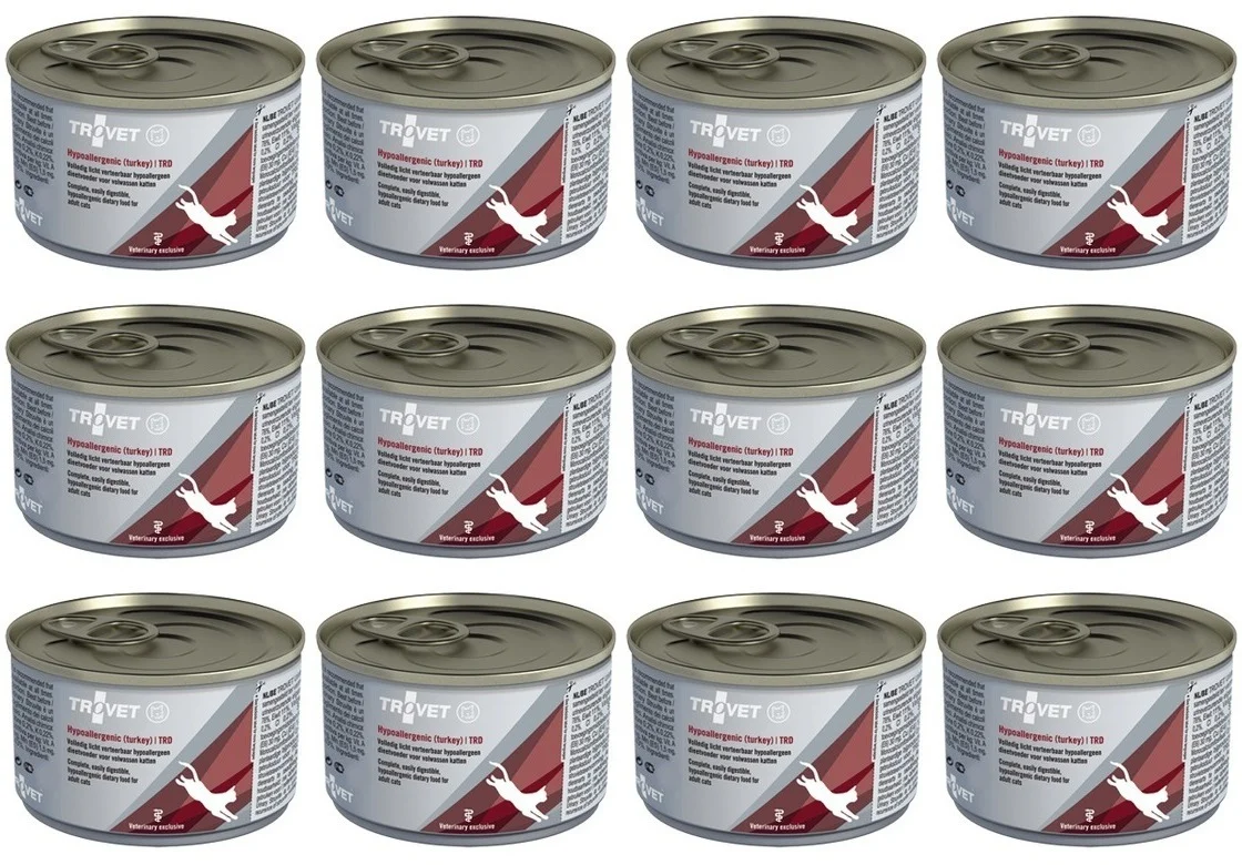 Trovet Hypoallergenic indyk 200 g × 12