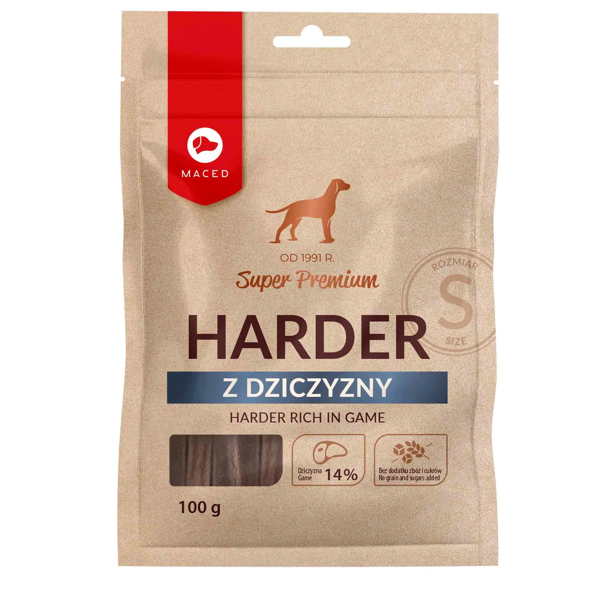 Maced Harder dziczyzna małe rasy 100 g