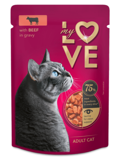 My Love wołowina w sosie adult 85 g × 24