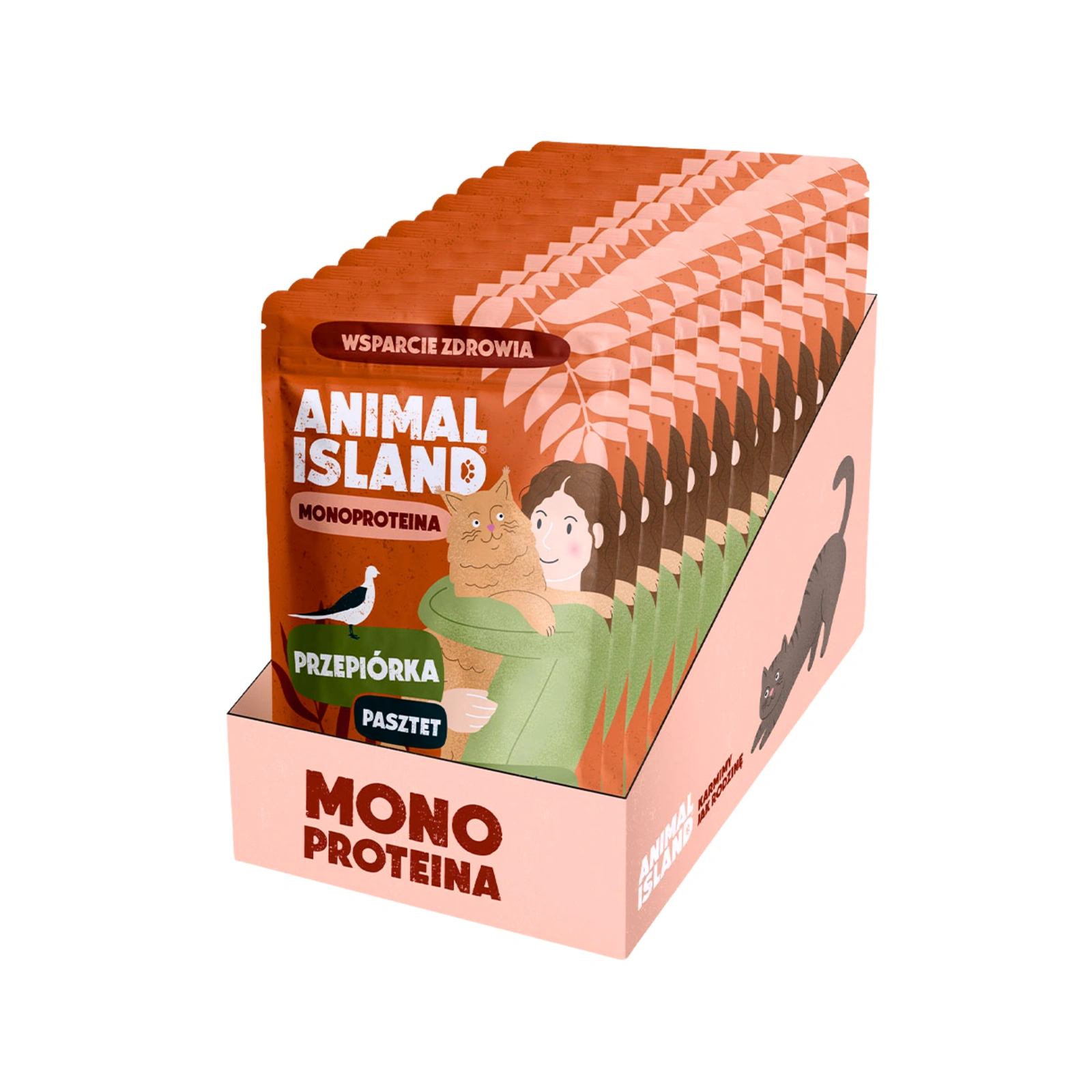 Animal Island Monoproteina przepiórka pasztet adult 100 g × 10