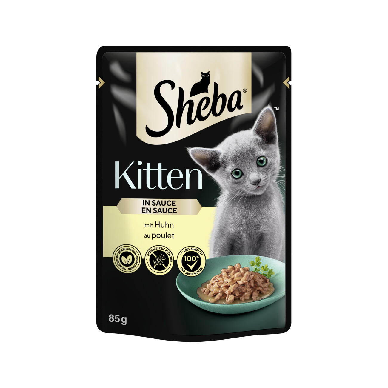 Sheba Kitten kurczak w sosie kitten 85 g × 28
