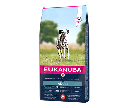 Eukanuba łosoś adult duże rasy 12 kg × 2