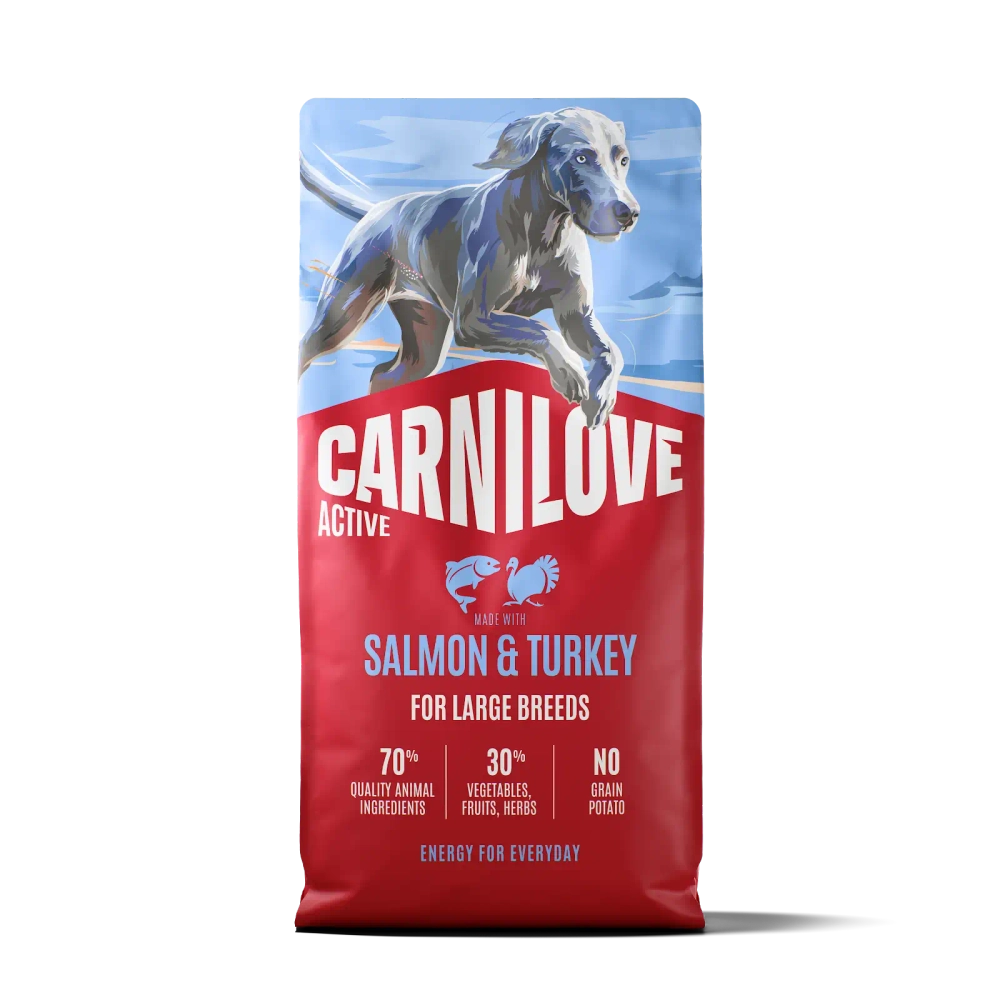Carnilove Active Dog indyk, łosoś adult duże rasy 12 kg