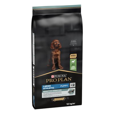 Purina Pro Plan Sensitive Digestion jagnięcina puppy duże rasy o atletycznej budowie 12 kg