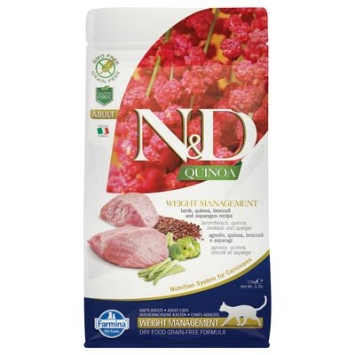 Farmina N&D Quinoa Light jagnięcina z komosą ryżową adult 1,5 kg × 3