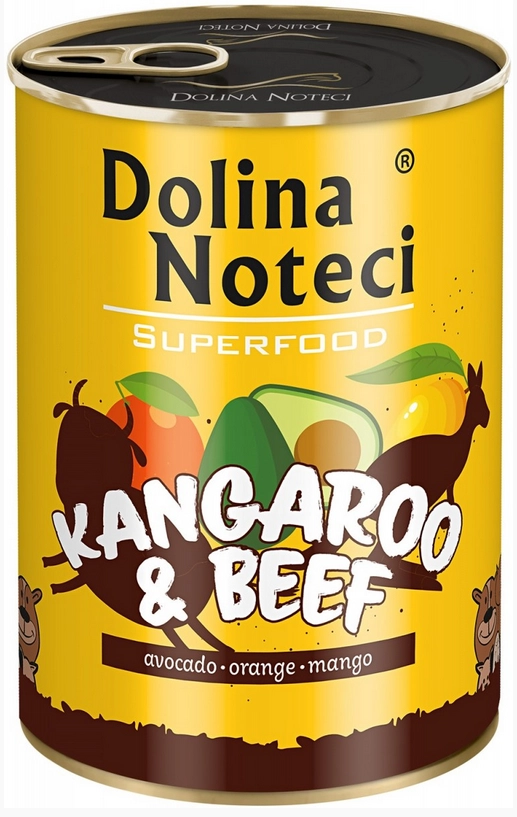 Dolina Noteci Premium Superfood kangur, wołowina adult 400 g