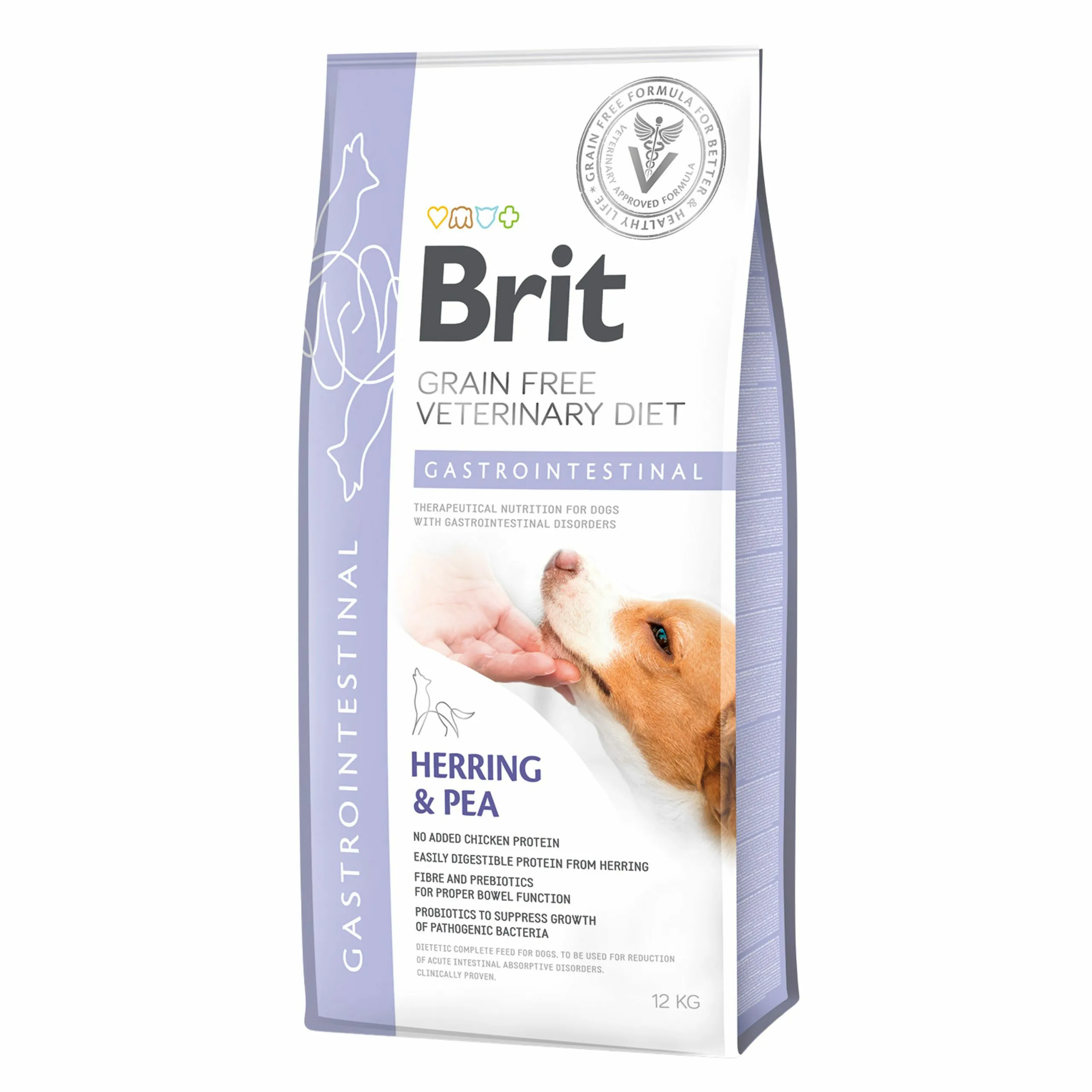 Brit Veterinary Diet Gastrointestinal śledź adult 12 kg