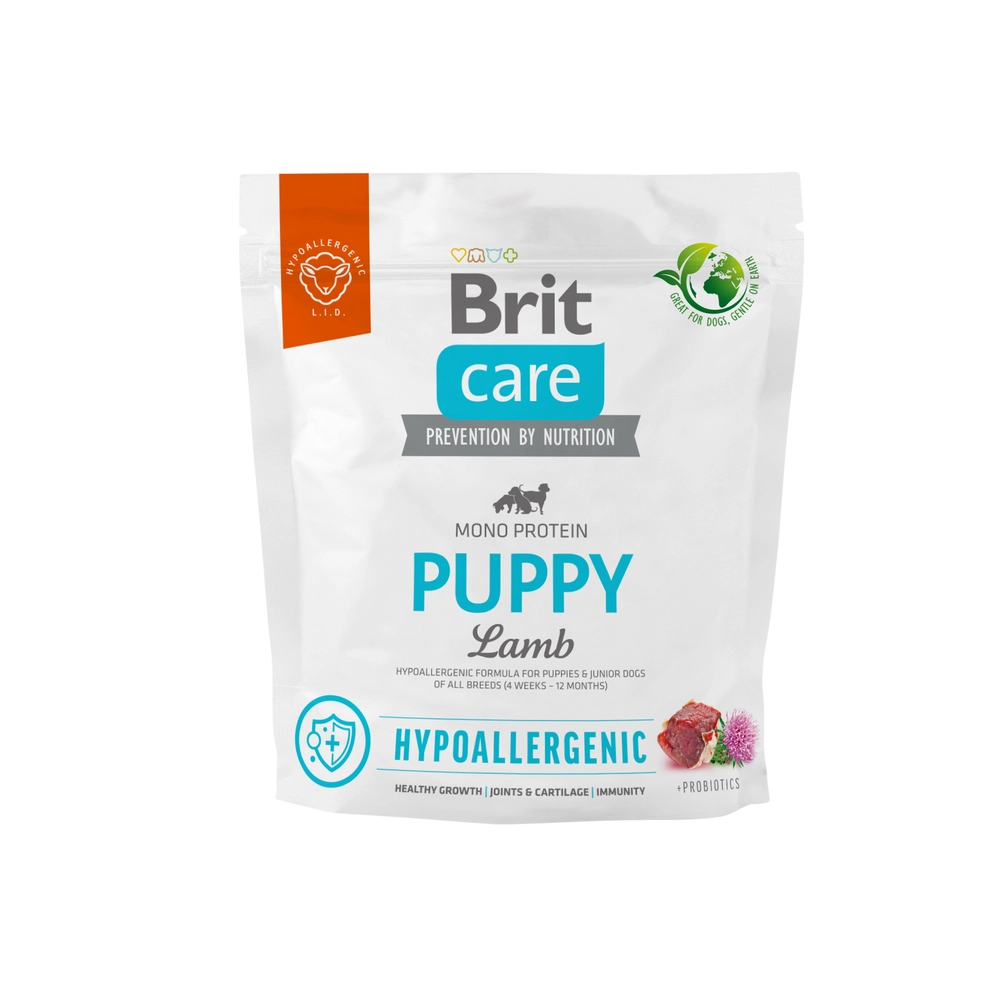 Brit Care Hypoallergenic jagnięcina z ryżem puppy 1 kg