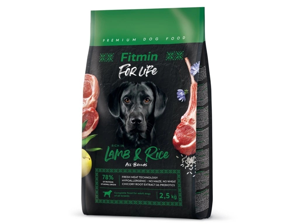 Fitmin For Life jagnięcina z ryżem adult 2,5 kg