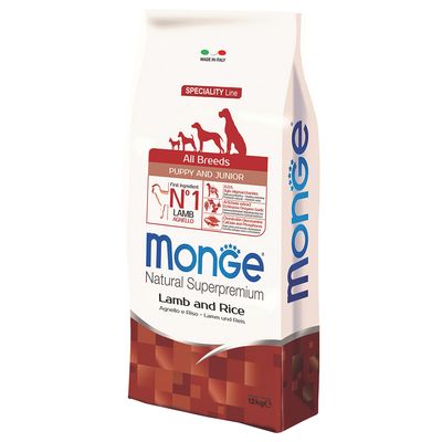 Monge All Breed jagnięcina puppy 12 kg × 2