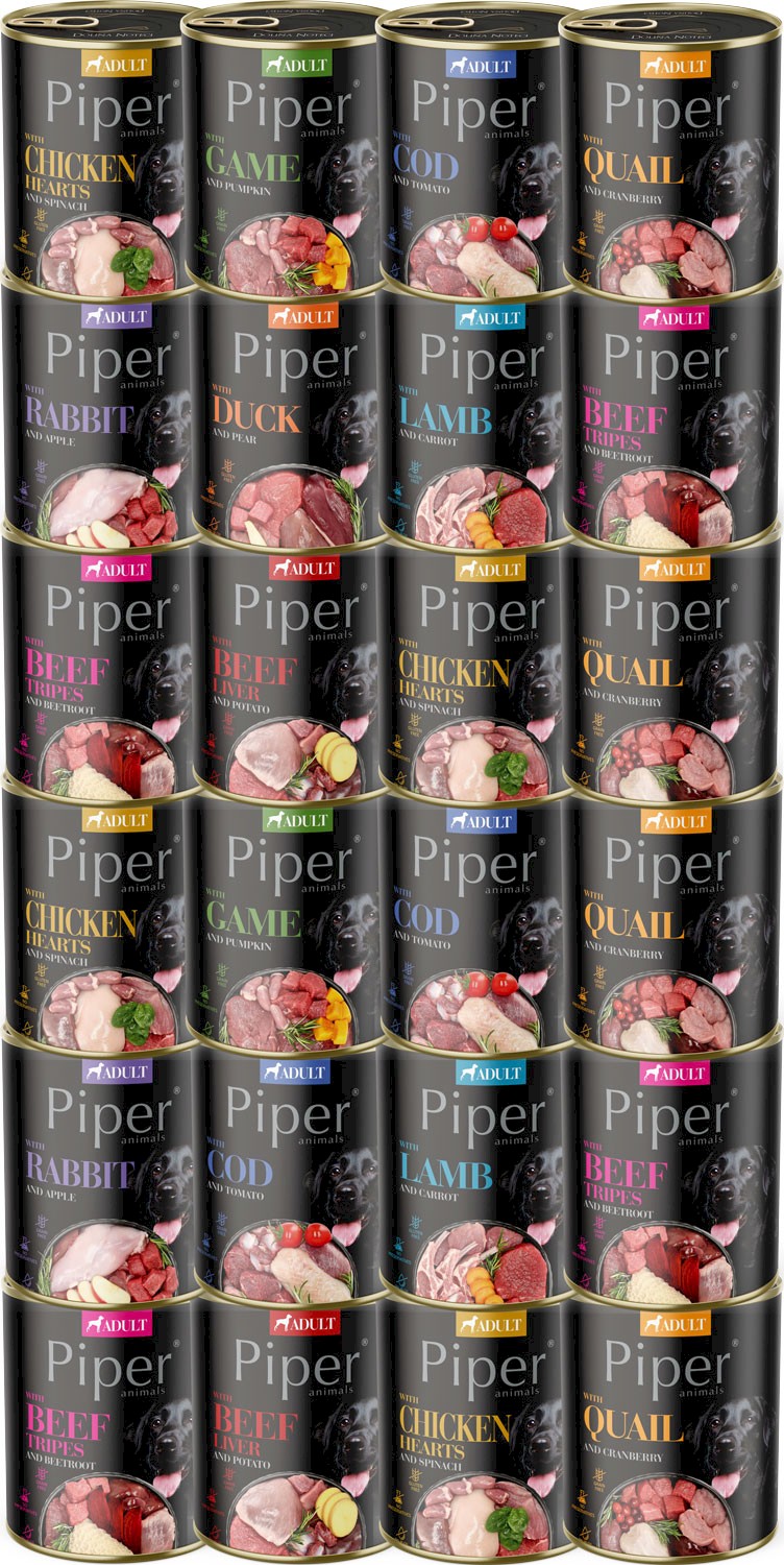 Piper Animals mix smaków 800 g × 24