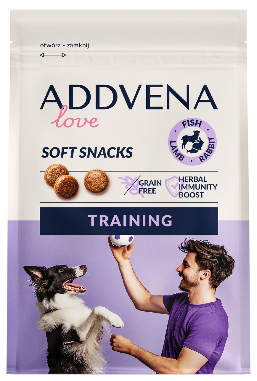 Addvena Love Training jagnięcina, królik, ryba 150 g