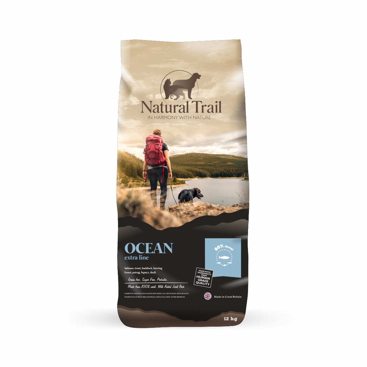 Natural Trail Ocean plamiak, pstrąg, łosoś, śledź 12 kg