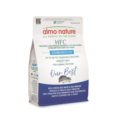 Almo Nature Hfc Longevity Sterilised dorada, okoń morski adult 300 g