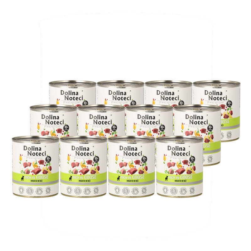 Dolina Noteci Premium Edycja Limitowana gęś z żurawiną 800 g × 12