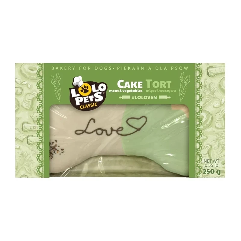 Lolo Pets tort Love mięsno-warzywny 250 g