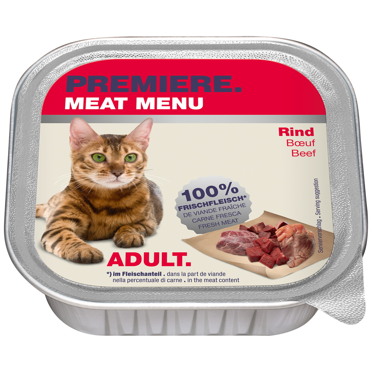 Premiere Meat Menu wołowina adult 100 g × 16
