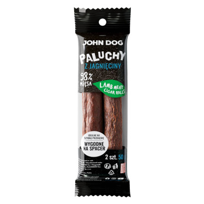 John Dog Paluchy Premium jagnięcina 25 g × 2