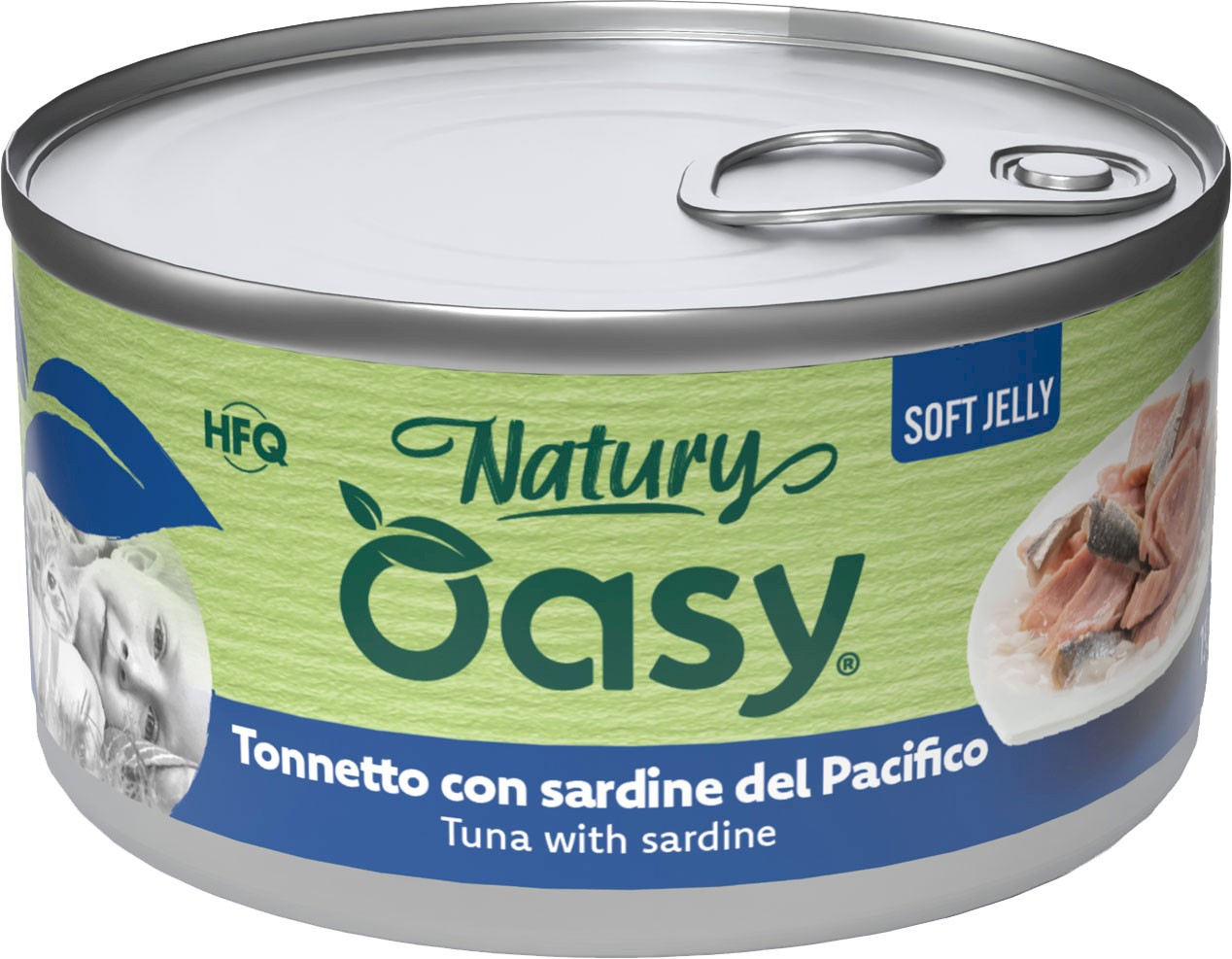Oasy Natury sardynka, tuńczyk w galaretce adult 150 g