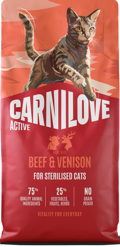 Carnilove Active Sterilised dziczyzna, wołowina adult 6 kg