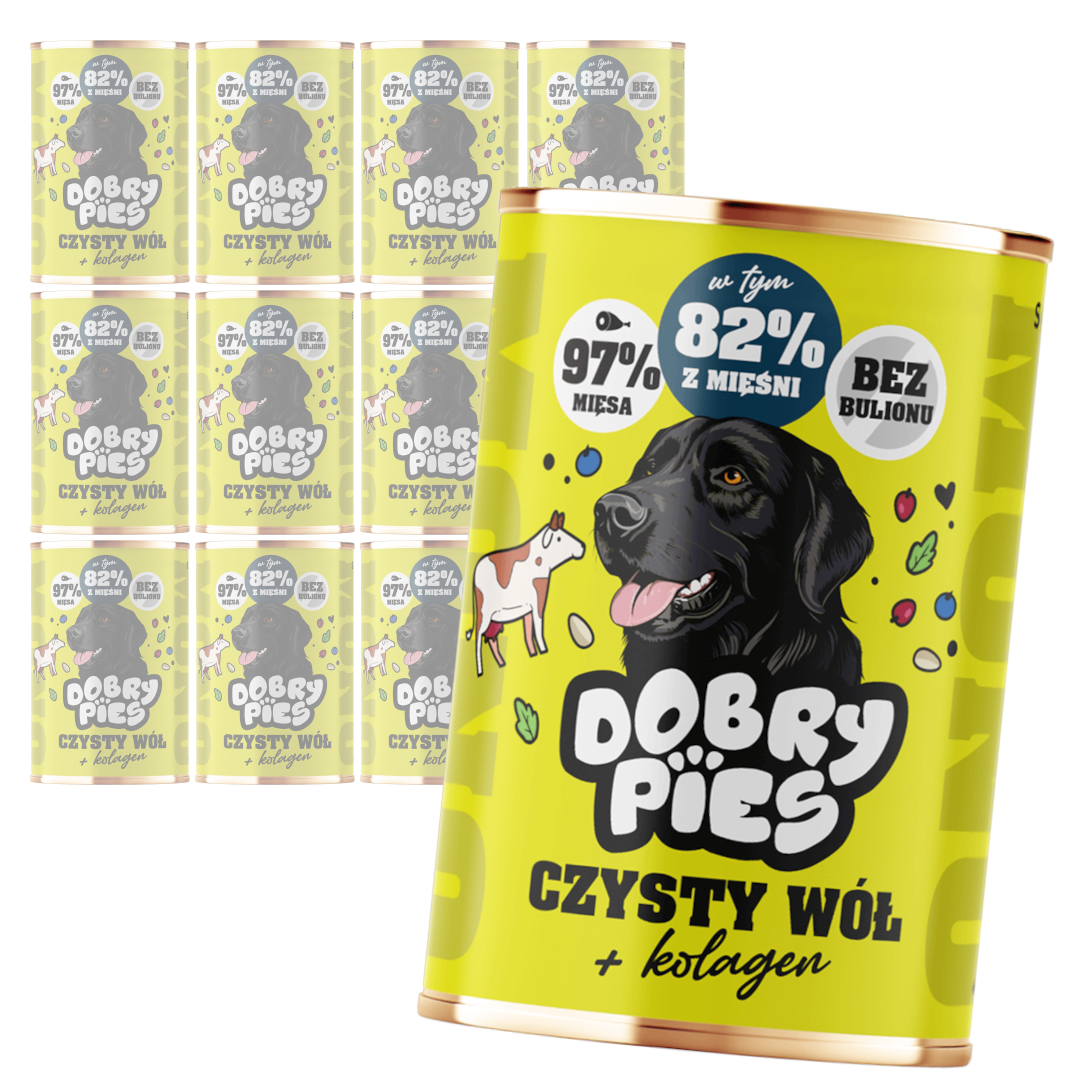 Dobry Pies Mono wołowina adult 400 g × 12